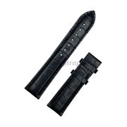 TISSOT Ремешок для часов VISODATE T019.430, чёрный, имитация крокодила, 20/18, без замка