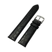 TISSOT Ремешок для часов CLASSIC DREAM T033.410, чёрный, имитация аллигатора, 19/18, стальная пряжка