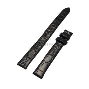 (N/A) LONGINES Ремешок для часов PRESTIGE, черный, кожа крокодила, 11/10, без замка