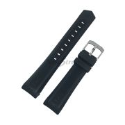TAG HEUER Ремешок для часов Aqua, каучук, черный, пряжка из сатинированной стали, 21 мм