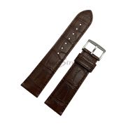 TimeKing Ремешок для часов, коричневый, аллигатор, 22/20 мм, (115/75)
