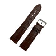 TimeKing Ремешок для часов, коричневый, аллигатор, 21/18 мм, (115/75)