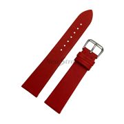 TimeKing Ремешок для часов, красный, теленок, 18/16 мм, (110/65）