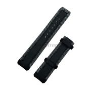 TISSOT Ремешок для часов T-TOUCH SOLAR T091.420, чёрный,телёнок,22/20,серая прострочка, без замка