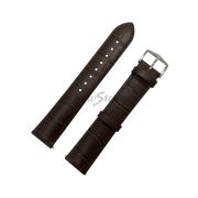 HIRSCH Ремешок для часов, коричневый, имитация аллигатора, 20/18, Duke XL