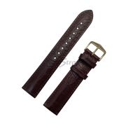 HIRSCH Ремешок для часов, темно-коричневый, кожа аллигатора, 19/18, Genuine Alligator L