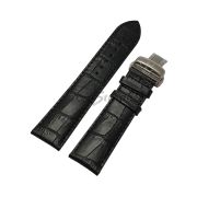 TISSOT Ремешок для часов LUXURY T086.407, T086.408, чёрный,имитация крокодила,22/20, стальная клипса