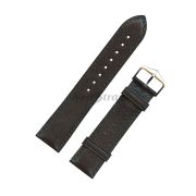 HIRSCH Ремешок для часов, черный, кожа теленка, 22/20, Camelgrain L, антиалергенный