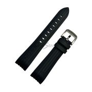 CERTINA Ремешок для часов DS SPORT C027.417, чёрный, резиновый, интегрированный, стальная пряжка