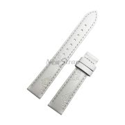 TISSOT Ремешок для часов LADY HEART T050.207, T050.217, белый, синтетика, 16/14, с узором, без замка