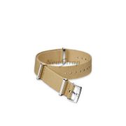 OMEGA Ремешок для часов, бежевый, полиэстер, 22мм, стальная пряжка, NATO