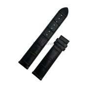 TISSOT Ремешок для часов T006.407, T014.430, T006.428, T411.423, T415.423, T006.424, T171.526, T541.423, чёрный, имитация аллигатора, 19/18, XL, под клипсу