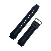 CASIO Ремешок для часов AMW-702-7AV, черный, пластик