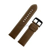 TISSOT Ремешок для часов T125.617, T116.617, коричневый, телёнок, 22/22, белая прострочка,чёрная пряжка
