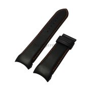 TISSOT Ремешок для часов COUTURIER T035.614, T035.627, черный,оранж.простр,интегрированный,без замка