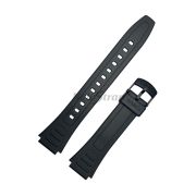 CASIO Ремешок для часов W-800H-1AV, черный, пластик