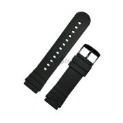 LUMINOX Ремешок для часов серии 2201, черный, полиуретан, черная пряжка, 22 мм