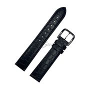 TISSOT Ремешок для часов OLD DESIRE, чёрный, имитация крокодила, 18/16, стальная пряжка