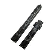 TISSOT Ремешок для часов T10 T073.310, чёрный «антрацит», имитация аллигатора, 14/12, без замка