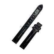 TISSOT Ремешок для часов EVERY TIME T057.210, T057.910, черный,имитация аллигатора, 13/12, без замка