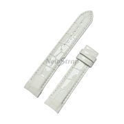 TISSOT Ремешок для часов COUTURIER T035.207, белый,имит. крокодила, интегрированный, 18/16,без замка