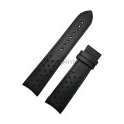 TISSOT Ремешок для часов T106.427, черный, кожа теленка, перфорированный, интегрированный, 22/20