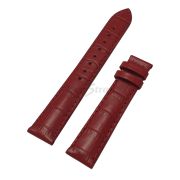CERTINA Ремешок для часов DS PRIME, DS PODIUM, бордовый, имитация крокодила, 16/14, без замка
