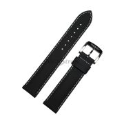 TISSOT Ремешок для часов T095.417, черный, кожа теленка, белая простр., 19/18, 130/80