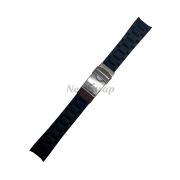 CERTINA Ремешок для часов DS ACTION C013.407, C013.417, чёрный, резиновый, 22/22, стальная клипса