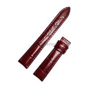 CERTINA Ремешок для часов DS PODIUM C025.210, красный, имит.крокодила, 16/14, лаковый, 105/65