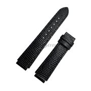 BALMAIN Ремешок для часов 5571/5575, чёрный, имитация ящерицы, 18/16, с вырезом, без замка