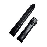 TISSOT Ремешок для часов COUTURIER T035.207, чёрный «антрацит»,имит.крокодила,18/16, интегрированный