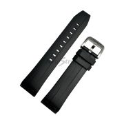 TISSOT Ремешок для часов SEASTAR T120.417, чёрный, резиновый, интегрированный, стальная пряжка