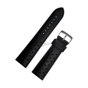 TISSOT Ремешок для часов V8 T106.407, T106.417,чёрный,телёнок,22/20,с перфорацией,стальная пряжка