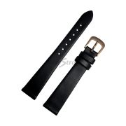 TISSOT Ремешок для часов T-WAVE II T112.210, чёрный, телёнок, 15/12, розовая пряжка