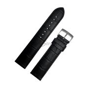 TISSOT Ремешок для часов EVERYTIME T109.407, чёрный, имитация крокодила, 21/20, стальная пряжка