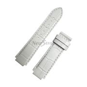 TISSOT Ремешок для часов TXL T061.310, белый «перламутр», имитация крокодила, с вырезом, без замка