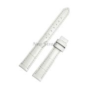 TISSOT Ремешок для часов T-WAVE T023.210, белый, имитация крокодила, 14/12, без замка