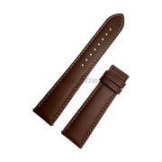 TISSOT Ремешок для часов GENTLEMAN T127.410, коричневый, телёнок, 21/18, белая прострочка, без замка