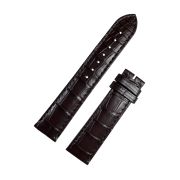 LONGINES Ремешок для часов, темно-коричневый, аллигатор, 20/18, без замка