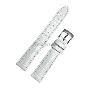 TISSOT Ремешок для часов PR100 T101.207, белый, имитация крокодила, 16/14, лаковый, стальная пряжка