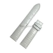 TISSOT Ремешок для часов LUXURY T086.207,T086208, белый, имитац.крокодила, 18/16, лаковый, без замка