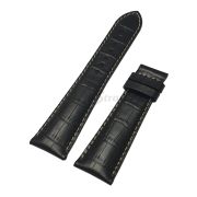 CERTINA Ремешок для часов DS PODIUM SQUARE C001.507, C001.517, имит.аллигат.,белая прострочка, 23/18