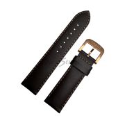 TISSOT Ремешок для часов QUICKSTER T095.417, коричневый, теленок, 19/18, розовая пряжка