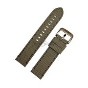 TISSOT Ремешок для часов GENT XL T116.407, зелёный «хаки», текстиль, 22/22, бронзовая пряжка