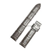 TISSOT Ремешок для часов TRADITION T063.210, серый, имитация крокодила, 16/14, без замка