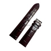 TISSOT Ремешок для часов CARSON T068.427, коричневый, имитация крокодила, 21/18, без замка