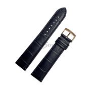 TISSOT Ремешок для часов PR100 T101.417, тёмно-синий, имитация крокодила, 20/18, розовая пряжка