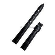 TISSOT Ремешок для часов TRADITION T063.009, чёрный, имитация крокодила, 12/10, без замка