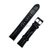 ORIENT Ремешок для часов FER2K004W0, черный, имитация аллигатора